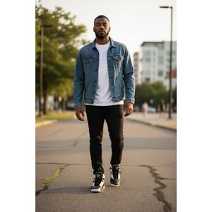 Air Jordan 6 Rings "He Got Game" Black/Red/White Sneaker 322992-008‎ Men Size 8